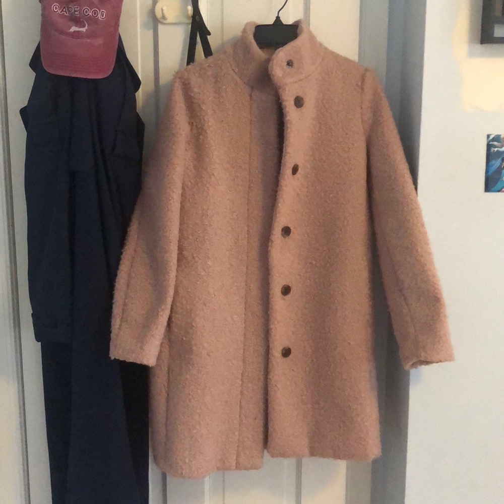 Old Navy Blush Pink Teddy Coat